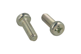 Wkręt; WWKM412; M4; 12mm; 14mm; walcowy; philips (+); stal ocynkowana; BN381; RoHS