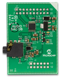 Płytka rozszerzająca DAC, Microchip