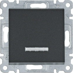 Lumina Łącznik kontrolny uniwersalny/schodowy czarny WL0223