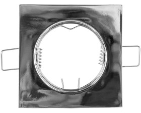 Oprawa punktowa PORTO, IP20, kwadrat, chrom, TYP DS10