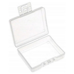 Plastikowe Pudełeczko Z Podwójnym Zamykaniem - 63.5x48x21mm - Zamykany Pojemniczek - Organizer