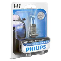 H1 12V 55W Blue Philips 0691 P14,5s 12258 BVU