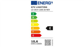 Taśma Flash 3014, 1200 Led Neutralny Biały, 53W, Bez Żelu 10Mm, Rolka 5M, 12V...