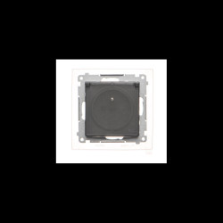 Gniazdo pojedyncze IP44 TGZ1BCZ.01/149A czarny mat Simon55 Kontakt-Simon