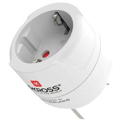 Skross 1.500230-E Travel Adapter UK Sockets to Earthed &amp; Euro Plugs