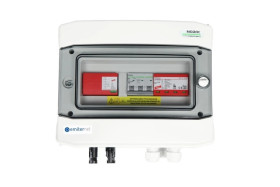 Rozdzielnica przył. DCAC herm. EMITER z ogranicznikiem przepięć DC Dehn 1000V typu 1+2, 1 x łańcuch PV, 1 x MPPT, EM-154_DCAC