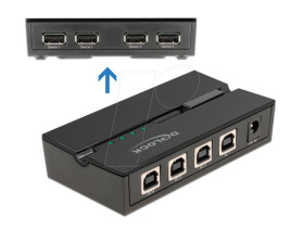 11494 USB 2.0 Switch 4 PC to 4 devices
