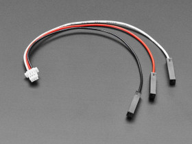 Adafruit JST SH 1mm Pitch 3 Pin to Socket Headers Cable - 100mm long