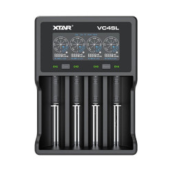 Ładowarka do akum. li-ion XTAR VC4SL 1,2V-3,7V m.in.10440,18650,20700,21700 NiMh