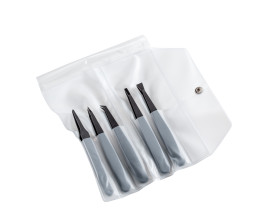 Zestaw pęset ideal-tek ESD Carbofib elementy 5