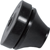 Grommet, cable Ø 4 to 7 mm, M12, EPDM, black, 02520610010