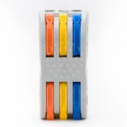 Szybkozłączka przelotowa 3x2x0,8-4mm2 /30szt./