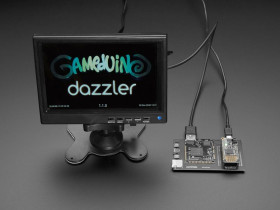 Adafruit Gameduino 3X Dazzler for Feather M4 by Excamera Labs