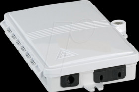 FTTH-BOX-OUT-4 FTTH connection box 2-fold, outdoor