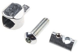 Część łącząca Złącze uniwersalne Rozmiar rowka 6mm RS PRO Element mocowania i łączenia