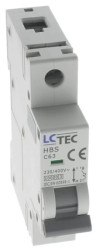 Wyłącznik nadprądowy HBS 1P 1M 1F C 63A 10kA