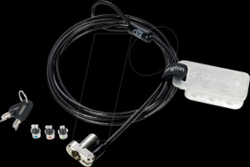 K62318WW Laptop lock, key, 3-in-1
