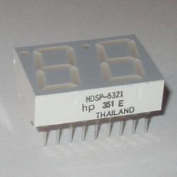 HDSP-5321 Wyświetlacz LED czerwony 7-seg wsp. anoda