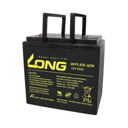 Long WPL55-12 AGM Battery 12V 55Ah Maintenance-Free Low Self-Discharge