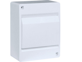 Rozdzielnica natynkowa 6 modułowa 1x6M drzwi pełne IP40 IC2 VD106PP HAGER