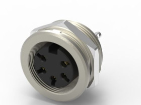 Złącze DIN 5 -pinowe Żeński Montaż na panelu 250 V