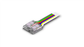 Złącze Do Taśmy Led - Mc - Rgb+Cct 12Mm - Cob - Jednostronne Z Przewodem -...