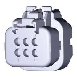 TE Connectivity 776433-1 AMPSEAL16 Socket Housing 6 Pins 1 pc
