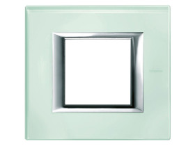 AXOLUTE Ramka 1 pojedyncza prostokątna pozioma 2 modułowy krystaliczne szkło HA4802VKA LEGRAND