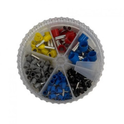 Zestaw końcówek II / końcówki tulejkowe izolowane 1,5/2,5/4,0/6,0/10/16