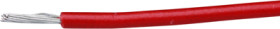 Silicone-switching strand, halogen free, SiF, 2.5 mm², 50 x 0.25 mm, red, outer Ø 3.4 mm, BYB-5-91F801