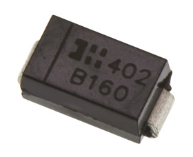 Dioda DO-214AC (SMA) 1A Montaż powierzchniowy 60V Bariera Schottky'ego Pojedyncza Prostownik Schottky'ego B160-13-F