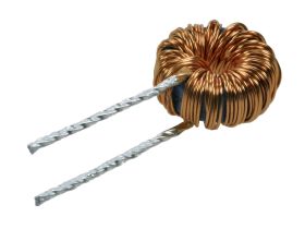 Indukcyjność; dławik drutowy pierścieniowy; DTMSS-12,5/0,010/6,0-V; 10uH; 6A; fi 16,5x3x8mm; pionowy; przewlekany (THT); 7,5mm;