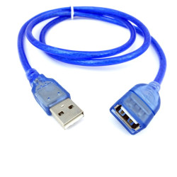 Przedłużka USB męsko-żeńska kabel 1m przedłużacz
