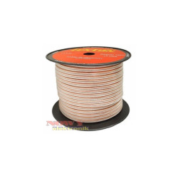 Przewód głośnik. 2x2,5 OFC-CCA transparentny