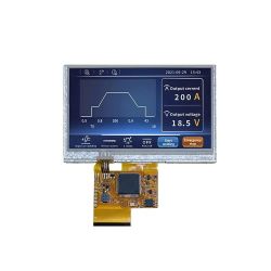 LCD 4.3" 480x272 rezystancyjny panel dotykowy DWIN HMI