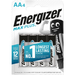 Energizer S13457 MAX PLUS™ AA Alkaline Batteries (Pack 4)