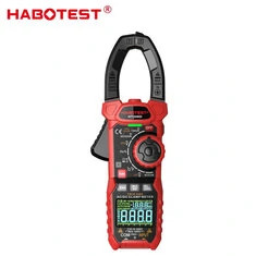 HABOTEST HT208D Cyfrowy miernik cęgowy AC/DC True-RMS Multimetr tester automatycznego zakresu pomiaru prądu cęgowy cyfrowy amper