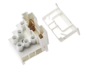 Blok terminala z bezpiecznikiem 3-żyłowe CAMDENBOSS rozmiar żyły 4 mm² Wkręcane Nylon Śruba