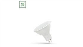 Led Mr16 12V 4W Smd Cw Z Mleczną Szybką Spectrum