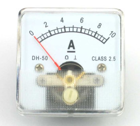 Amperomierz montażowy 10A z bocznik DH50
