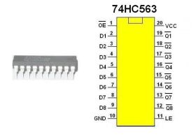 Układ cyfrowy 74HC563