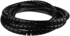 Spiralna owijka kablowa Czarny zakres 25 → 25mm RS PRO Nylonowy