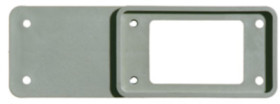 Adapter plate for heavy duty connectors, 1664990000