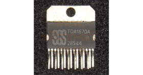 TDA1670A vertical deflection circuit - SGS