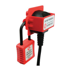 Blokada Blokada gniazda elektrycznego zamykana na kłódkę Martindale Czerwony zamki: 1