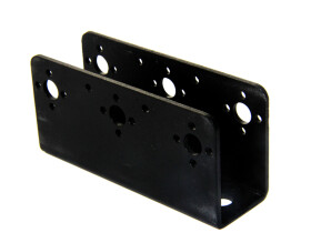 Aluminum Multifunctional Servo Bracket for Robotics - 90x44 U-shaped Beam