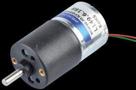 L149.6.188 Geared motor 27 mm, 188:1, 6 V DC