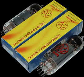 EL84 JJ X4 Electron tube, power tube, Noval, 9-pin, matched quartet