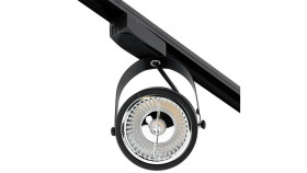 Reflektor Szynowy Gu10 Ar111 Czarny Victus Lampa Do Szynoprzewodów...