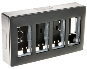 Simon Connect Obudowa natynkowa S500 4-modułowa 8x K45 kompletna szary grafit 51000004-038